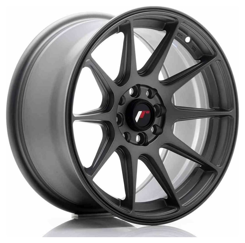 JR Wheels JR11 16x8 ET25 4x100/108 Matt Gun Metal