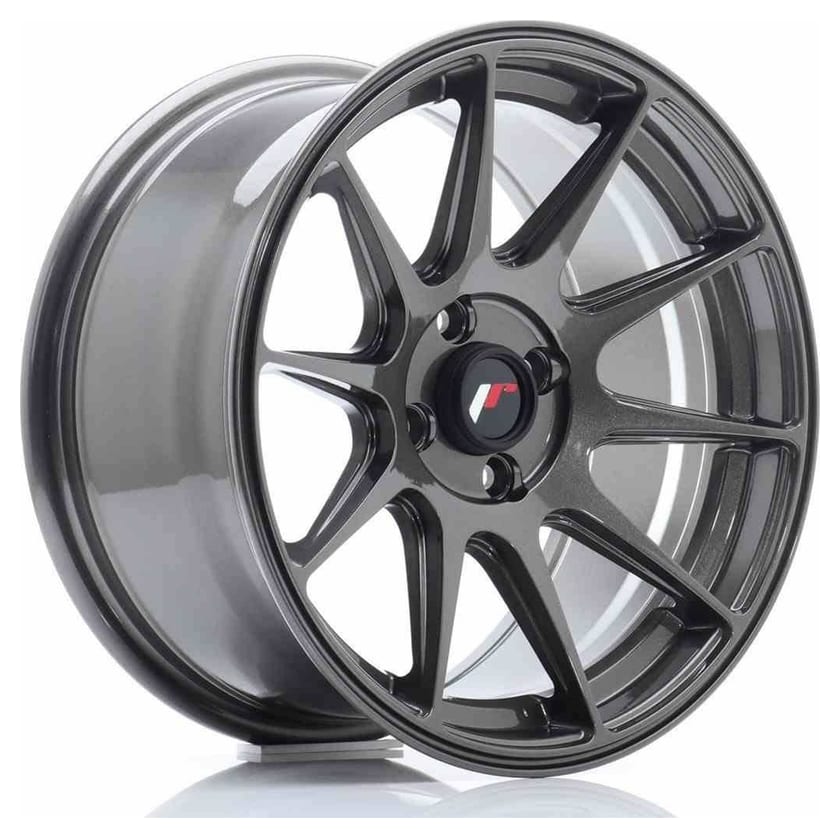 JR Wheels JR11 16x8 ET25 4x100 Hyper Gray