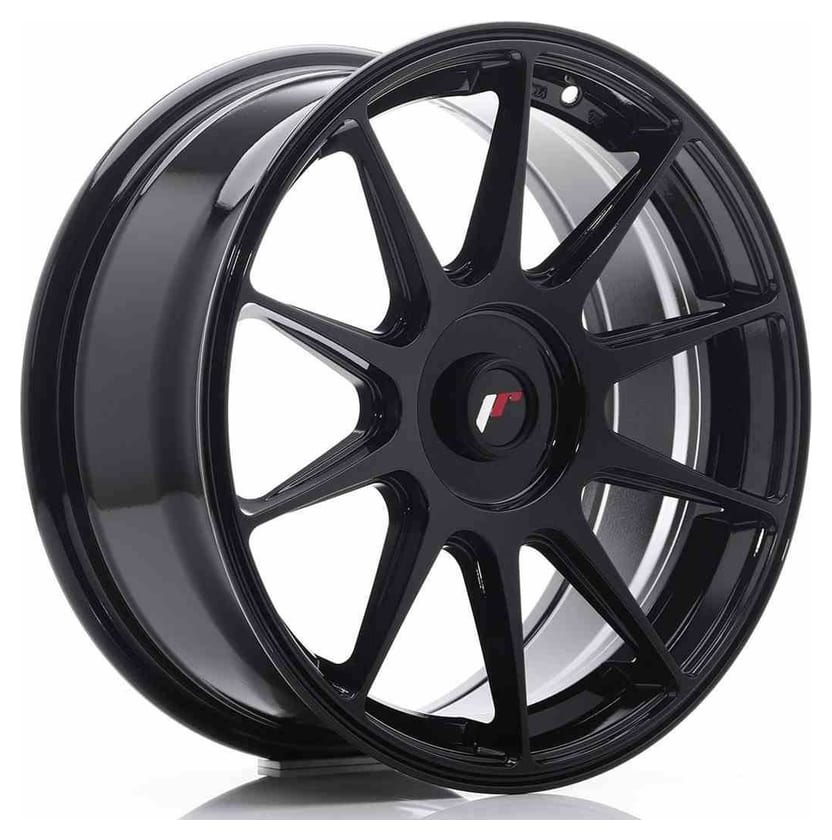 JR Wheels JR11 17x7,25 ET35-40 Blank Glossy Black