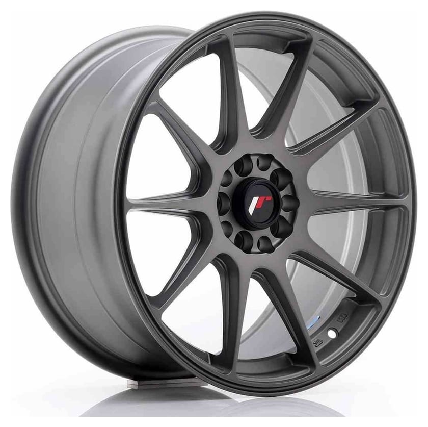 JR Wheels JR11 17x8,25 ET35 5x112/114,3 Matt Gun Metal