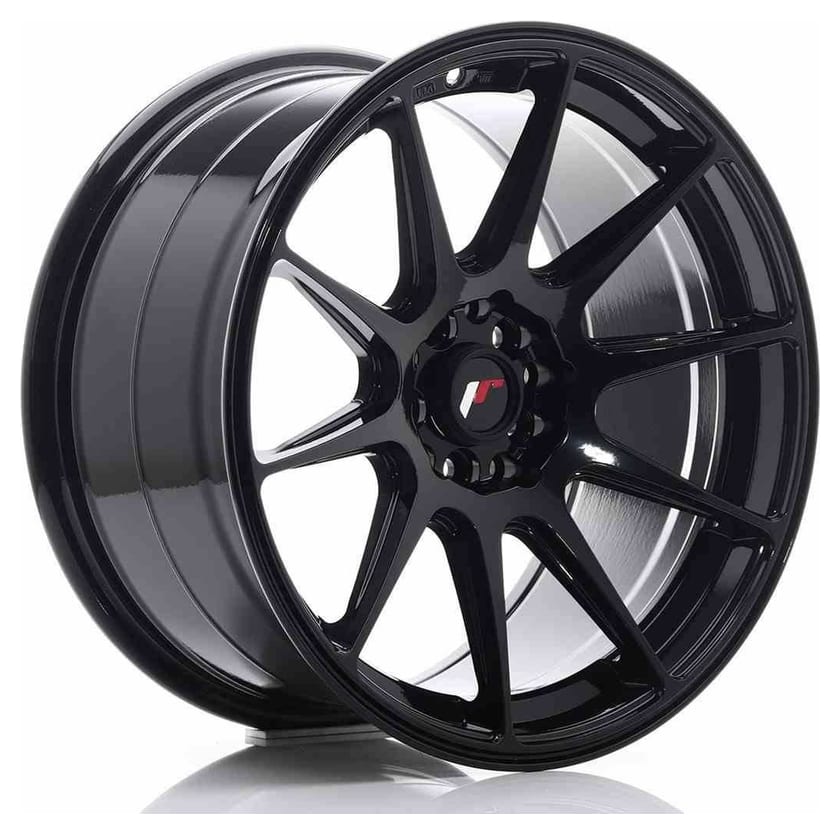 JR Wheels JR11 17x9 ET20 5x100/114 Glossy Black