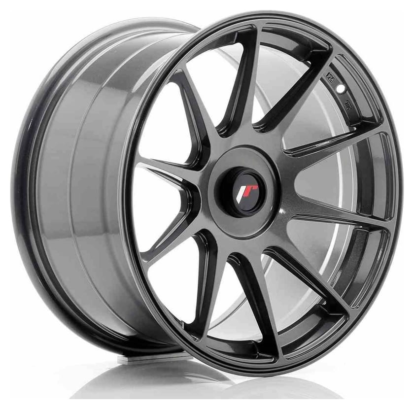 JR Wheels JR11 17x9 ET25-35 Blank Hyper Gray
