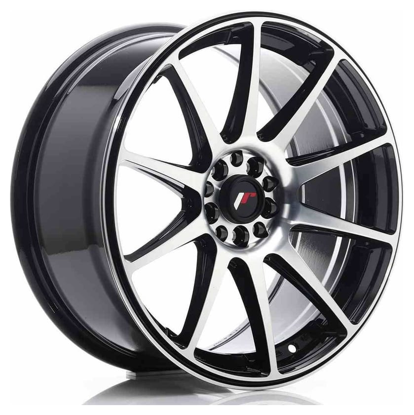 JR Wheels JR11 18x8,5 ET30 5x114/120 Black Machined