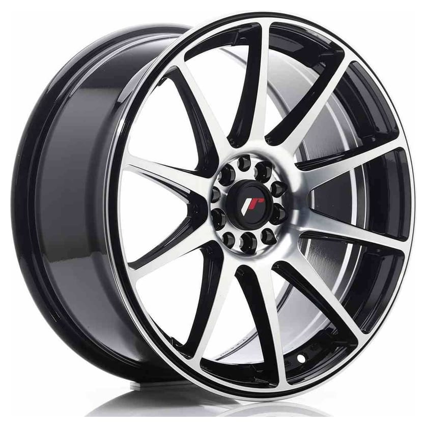 JR Wheels JR11 18x8,5 ET35 5x100/108 Black Machined