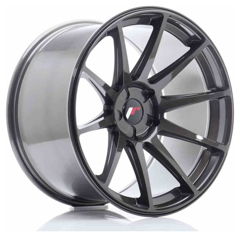 JR Wheels JR11 19x11 ET15-25 5H Blank Hyper Gray