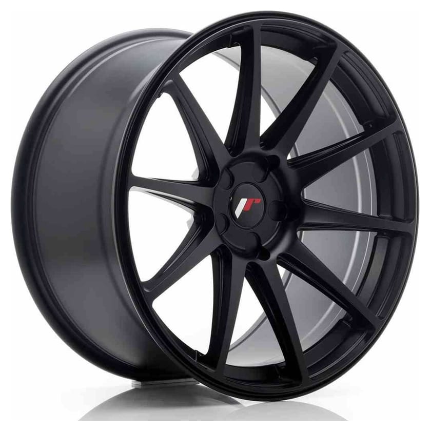 JR Wheels JR11 20x10 ET20-40 5H Blank Matt Black