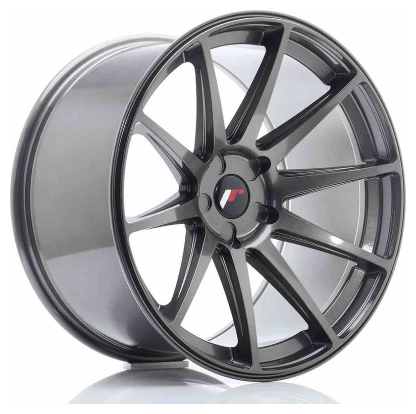 JR Wheels JR11 20x11 ET20-30 5H Blank Hyper Gray