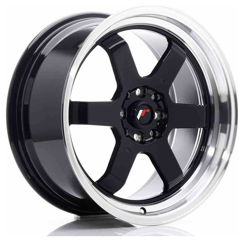 JR Wheels JR12 17x8 ET35 5x112/120 Gloss Black