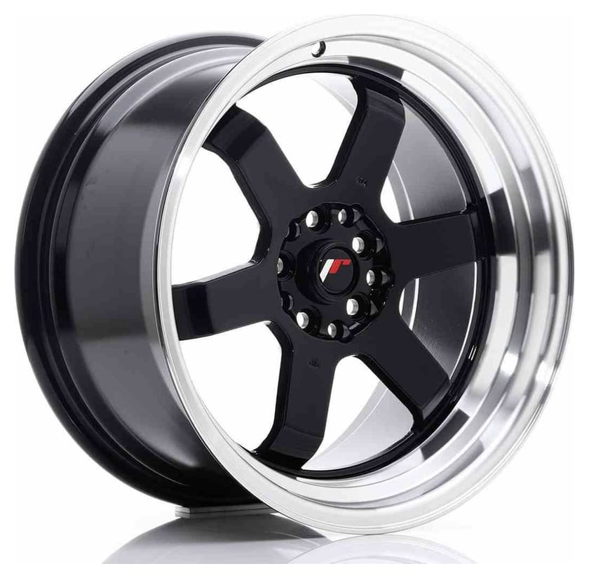 JR Wheels JR12 17x9 ET25 5x112/120 Gloss Black