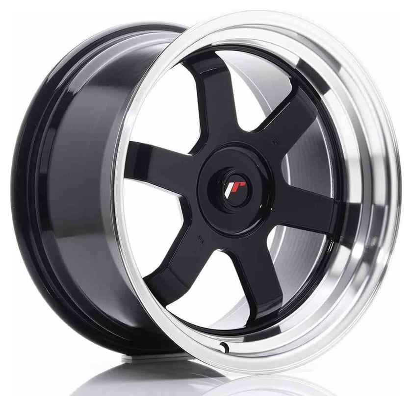 JR Wheels JR12 17x9 ET25 Blank Gloss Black