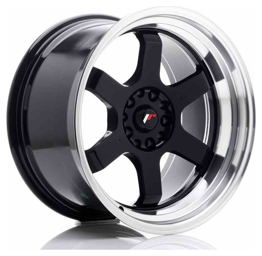JR Wheels JR12 18x10 ET20 5x114/120 Gloss Black