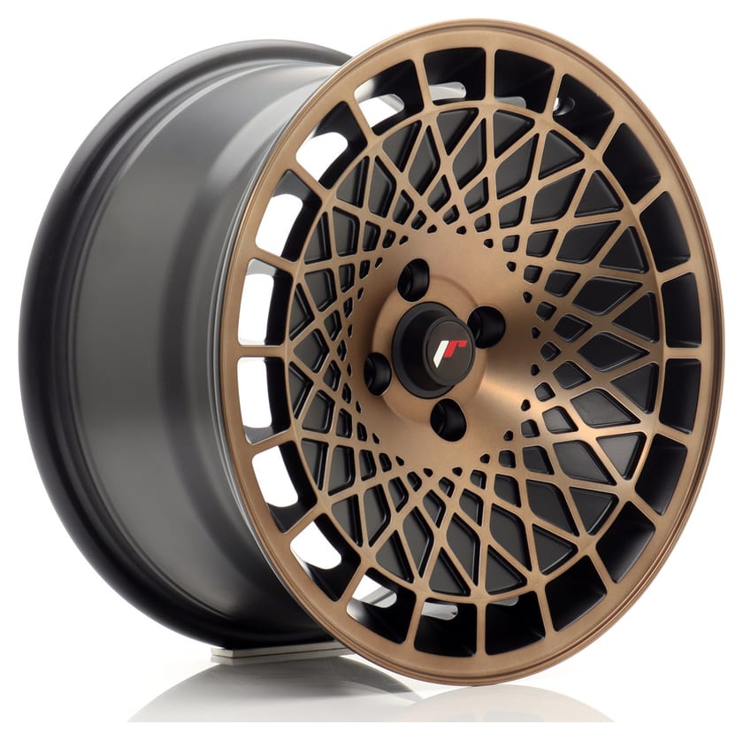JR Wheels JR14 16x8 ET15 4x100 Black Bronze Finish