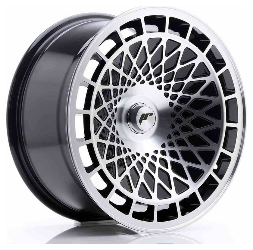 JR Wheels JR14 17x8,5 ET15 Blank Gloss Black Machined Face