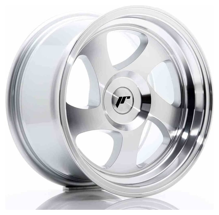 JR Wheels JR15 15x8 ET20 Blank Machined Silver