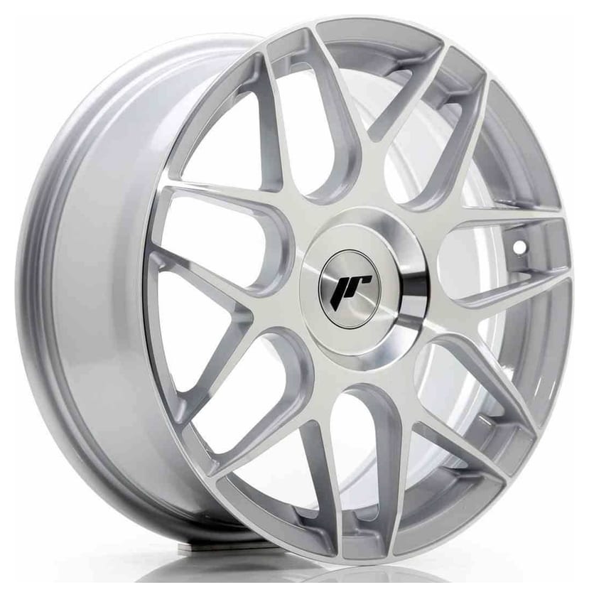 JR Wheels JR18 17x7 ET20-40 Blank Machined Silver