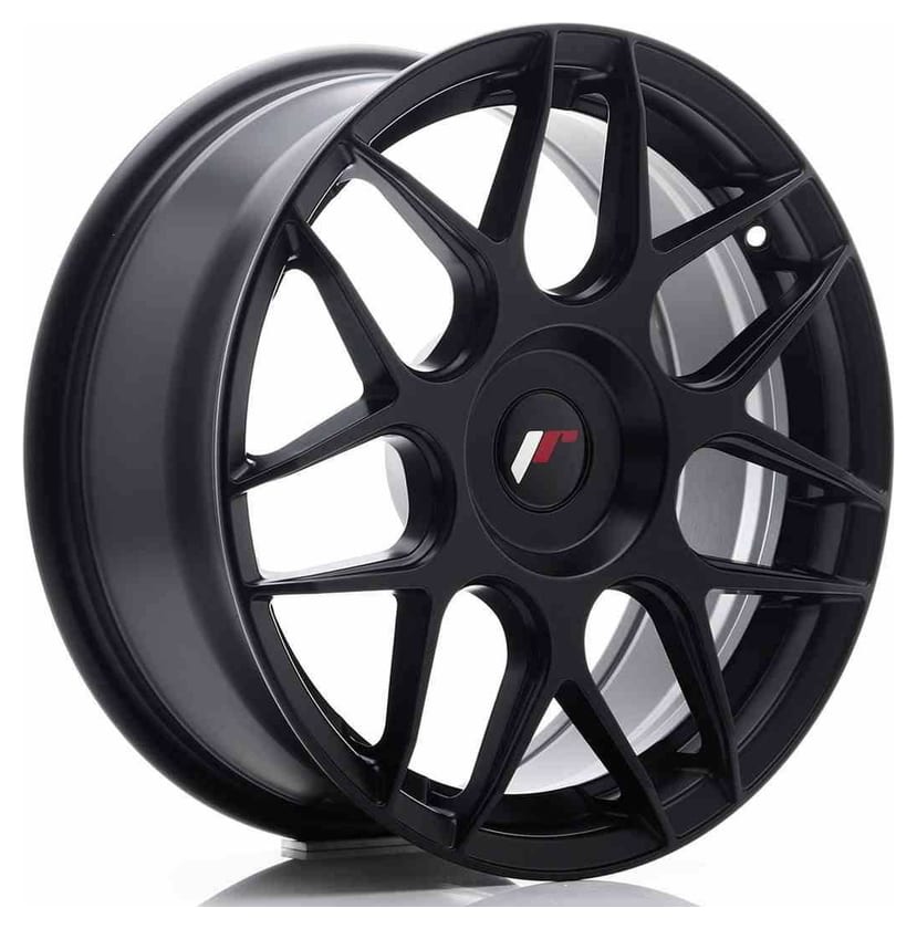 JR Wheels JR18 17x7 ET20-40 Blank Matt Black