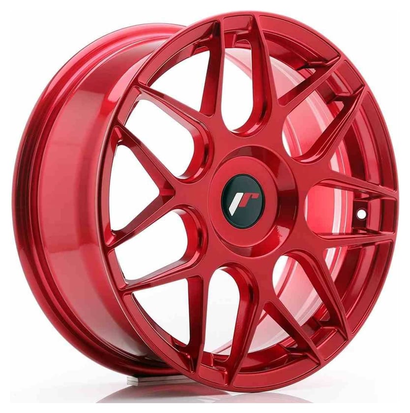 JR Wheels JR18 17x7 ET20-40 Blank Platinum Red