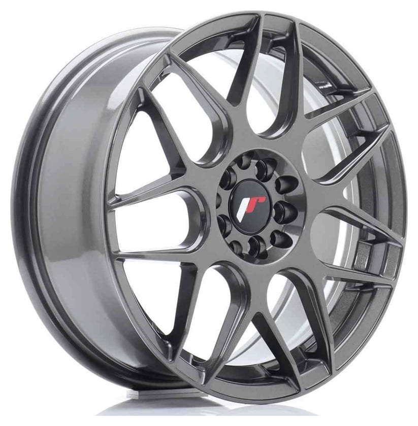 JR Wheels JR18 17x7 ET40 4x100/108 Hyper Gray