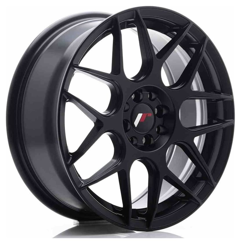 JR Wheels JR18 17x7 ET40 4x100/108 Matt Black