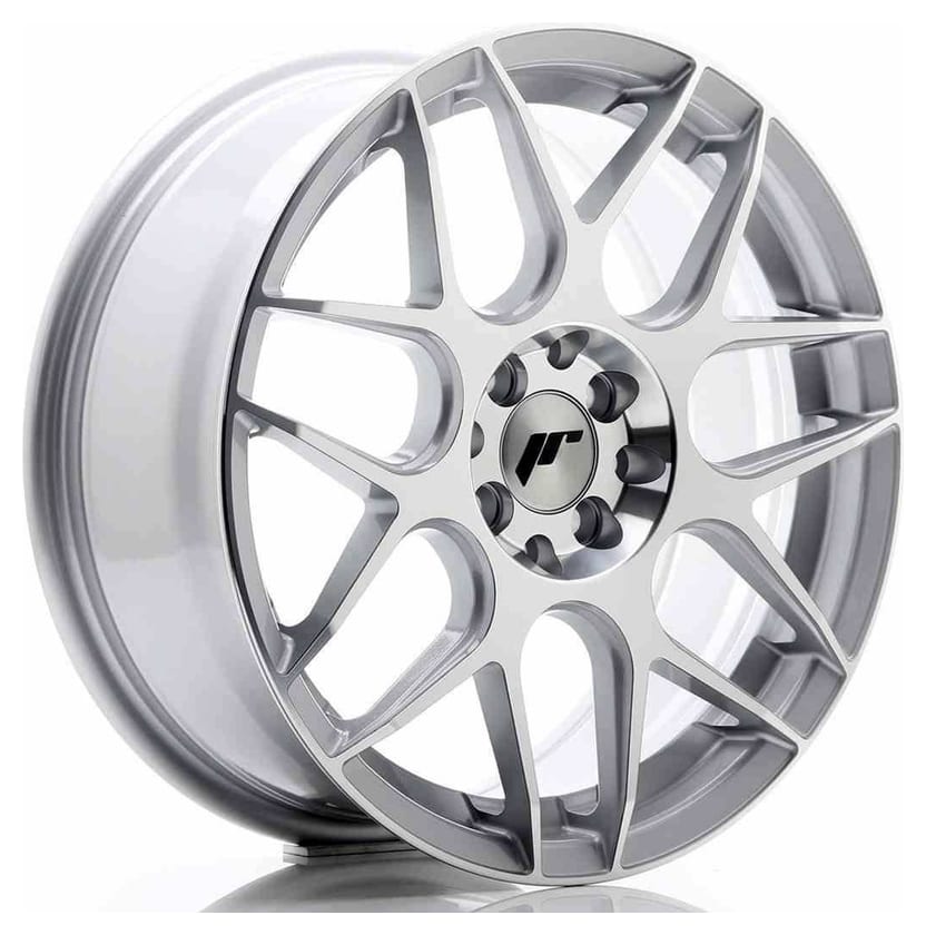 JR Wheels JR18 17x7 ET40 4x100/114 Silver Machined