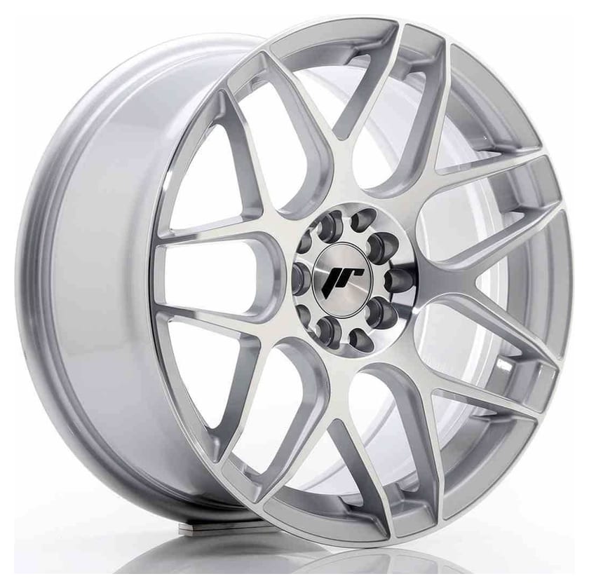 JR Wheels JR18 17x8 ET25 4x100/108 Silver Mach