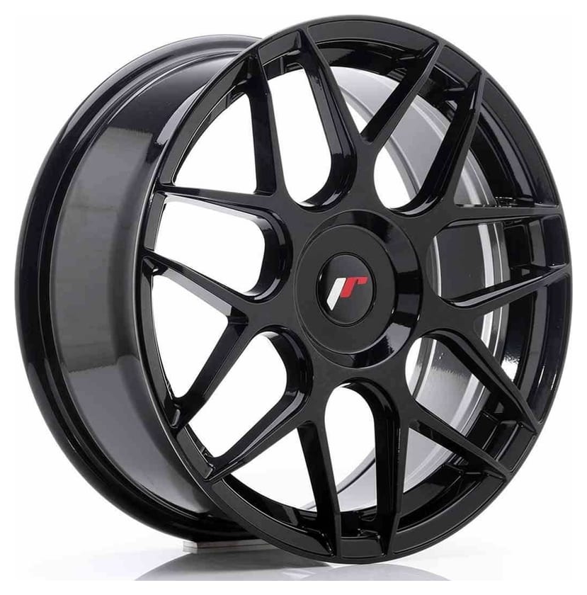JR Wheels JR18 18x7,5 ET25-40 Blank Glossy Black