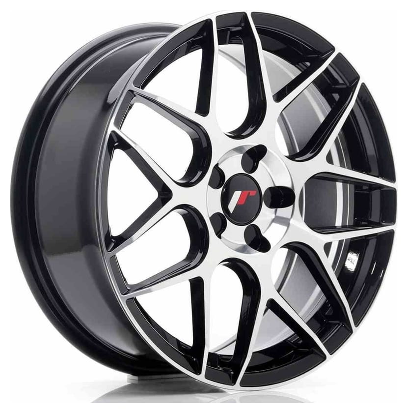 JR Wheels JR18 18x7,5 ET35-42 Blank 5H Black Machined