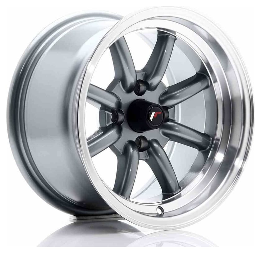 JR Wheels JR19 14x8 ET-13 4x100 Gun Metal