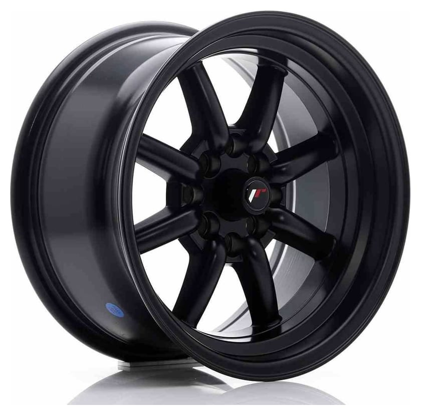 JR Wheels JR19 15x8 ET0 4x100/114 Matt Black