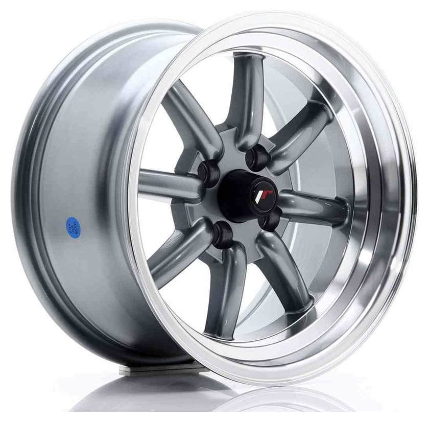 JR Wheels JR19 15x8 ET0 4x100 Gun Metal