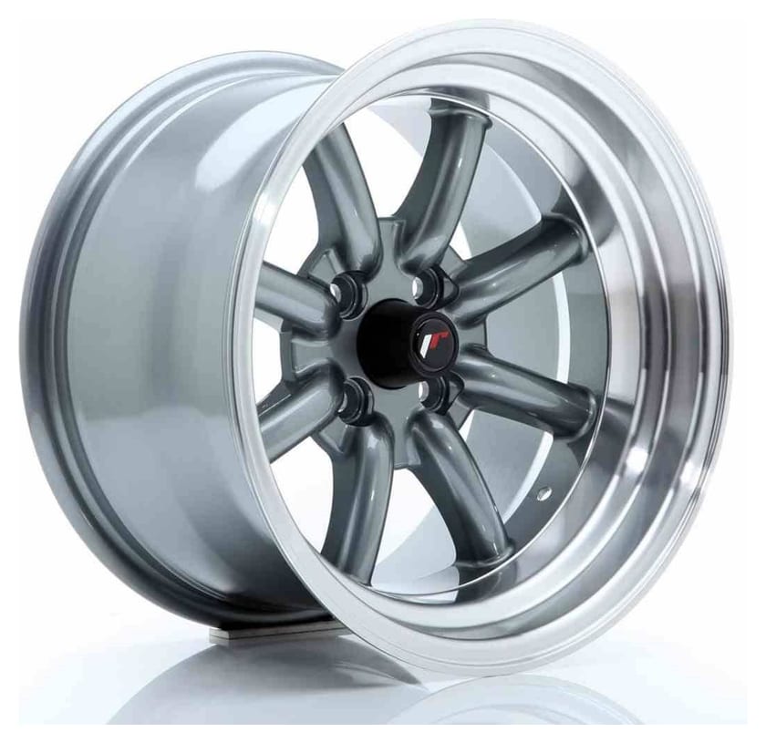 JR Wheels JR19 15x9 ET-13 4x100 Gun Metal