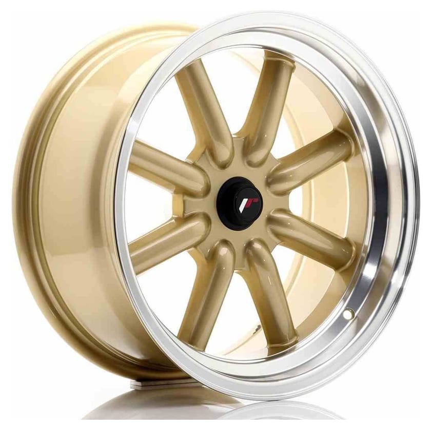 JR Wheels JR19 17x8 ET-20-0 BLANK Gold