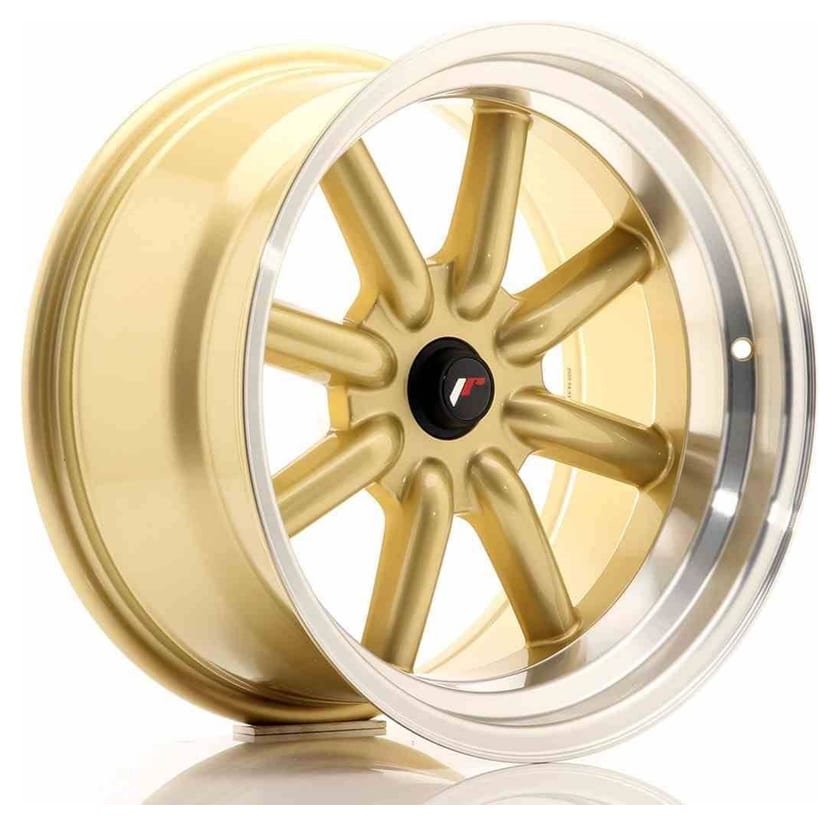 JR Wheels JR19 17x9 ET-25-(-10) BLANK Gold