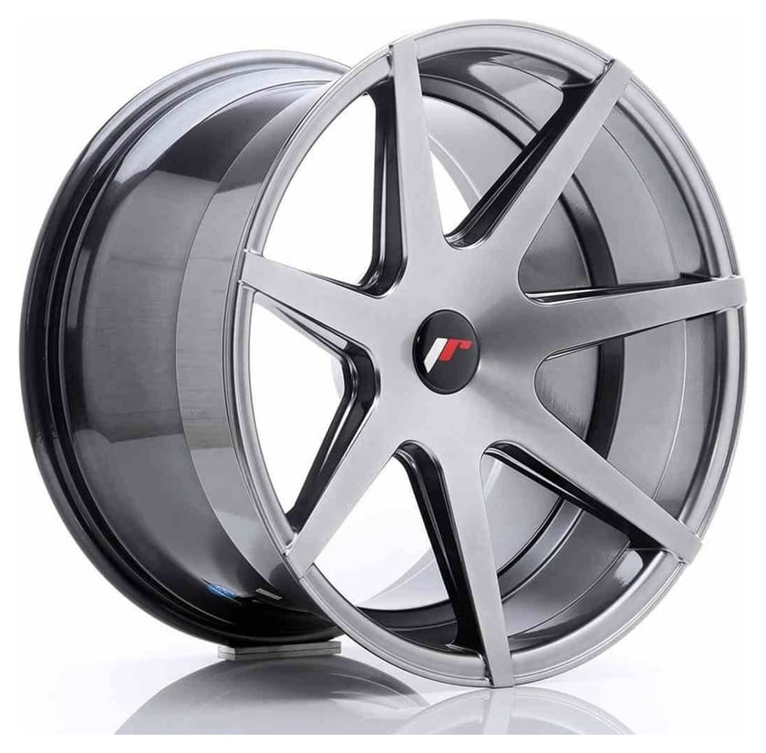 JR Wheels JR20 19x11 ET25-40 5H Blank Hyper Black
