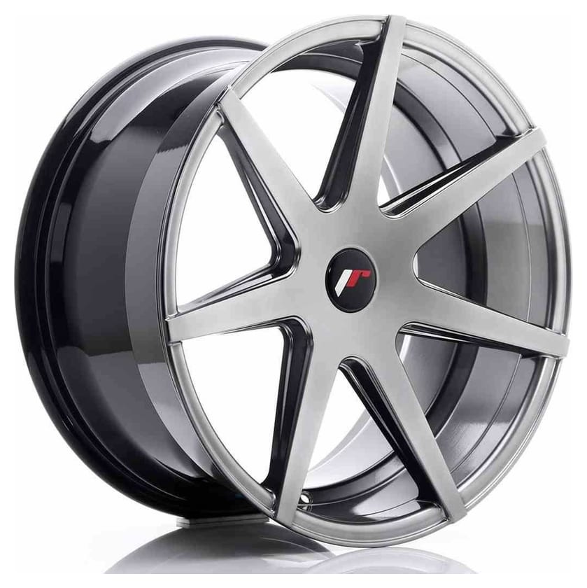 JR Wheels JR20 20x10 ET40 5H Blank Hyper Black
