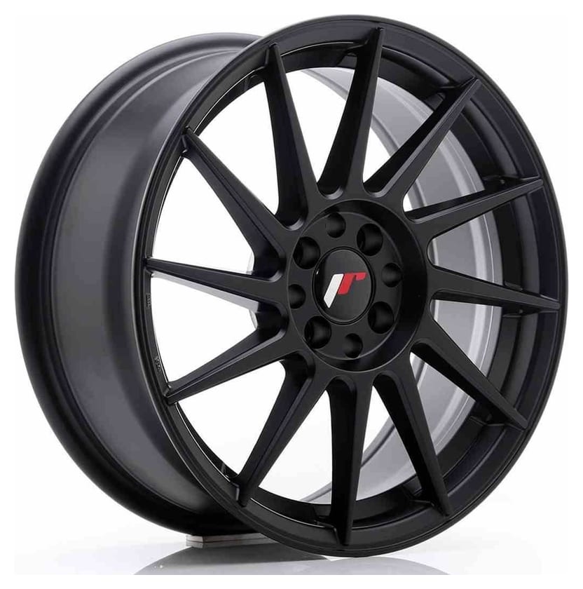 JR Wheels JR22 17x7 ET25 4x100/108 Matt Black
