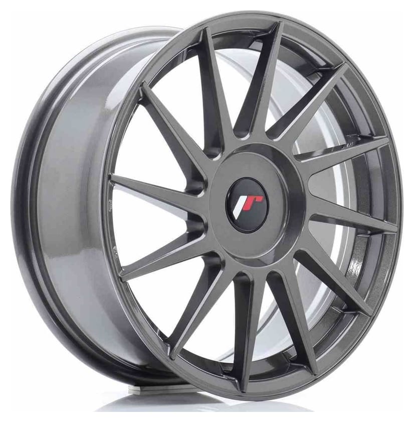 JR Wheels JR22 17x7 ET35-40 BLANK Hyper Gray