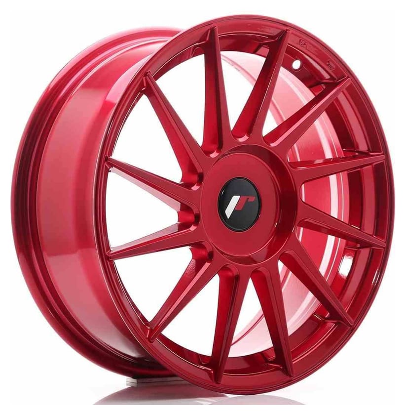JR Wheels JR22 17x7 ET35-40 BLANK Platinum Red