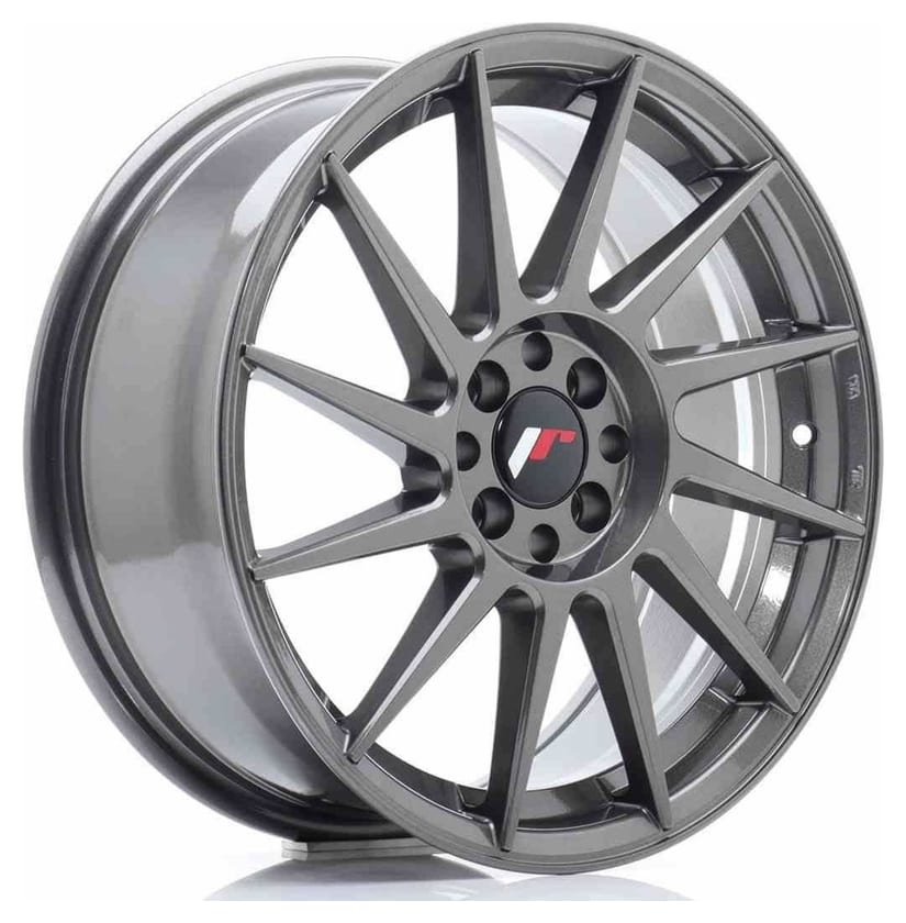JR Wheels JR22 17x7 ET35 4x100/114 Hyper Gray