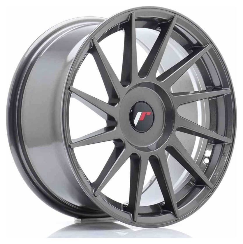 JR Wheels JR22 17x8 ET25-35 BLANK Hyper Gray