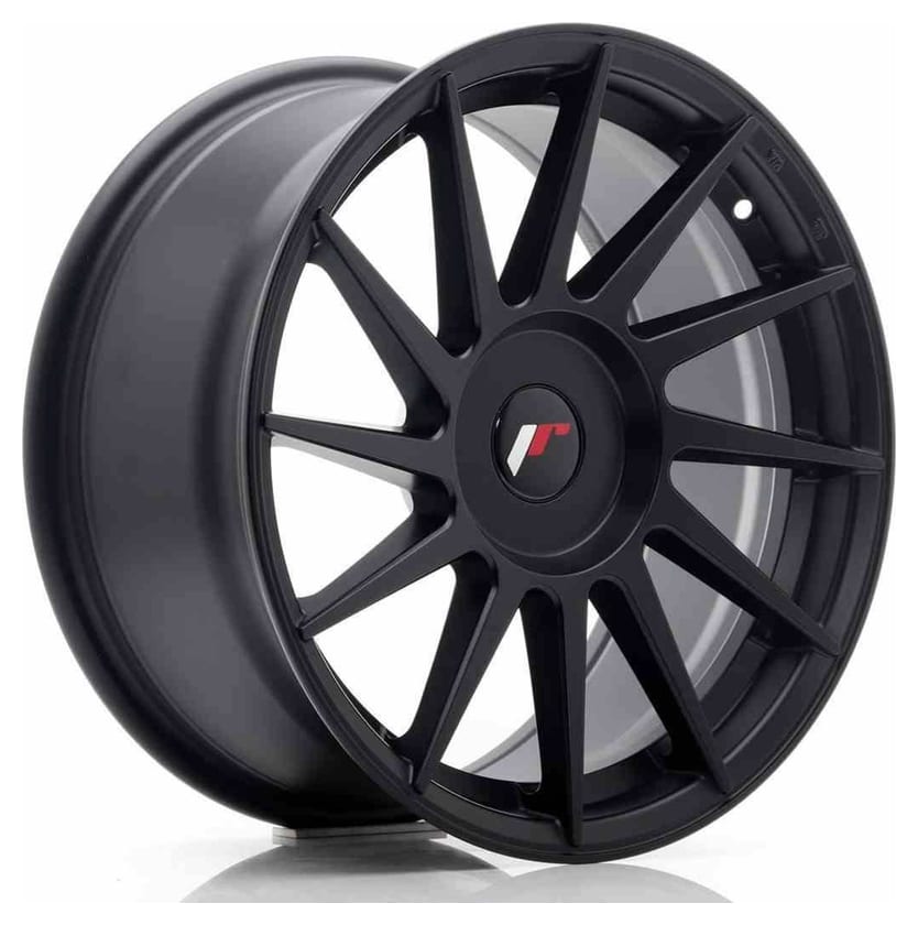 JR Wheels JR22 17x8 ET25-35 BLANK Matt Black