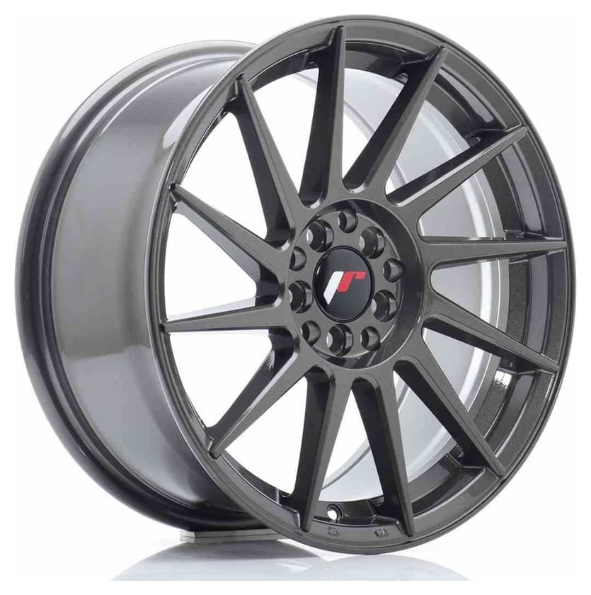 JR Wheels JR22 17x8 ET35 5x100/114 Hyper Gray