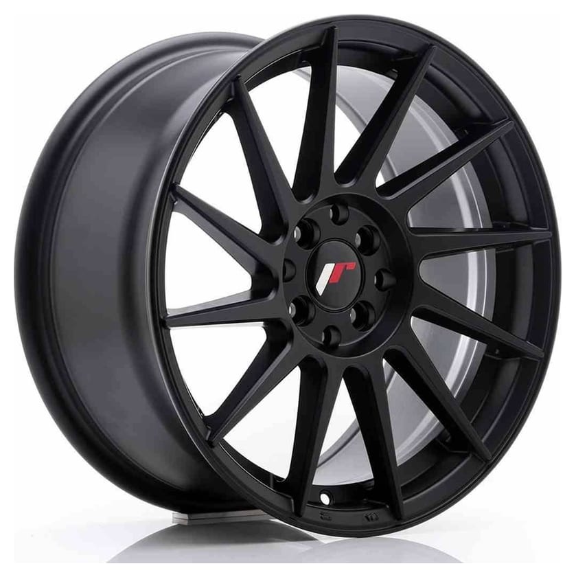 JR Wheels JR22 17x8 ET35 5x100/114 Matt Black