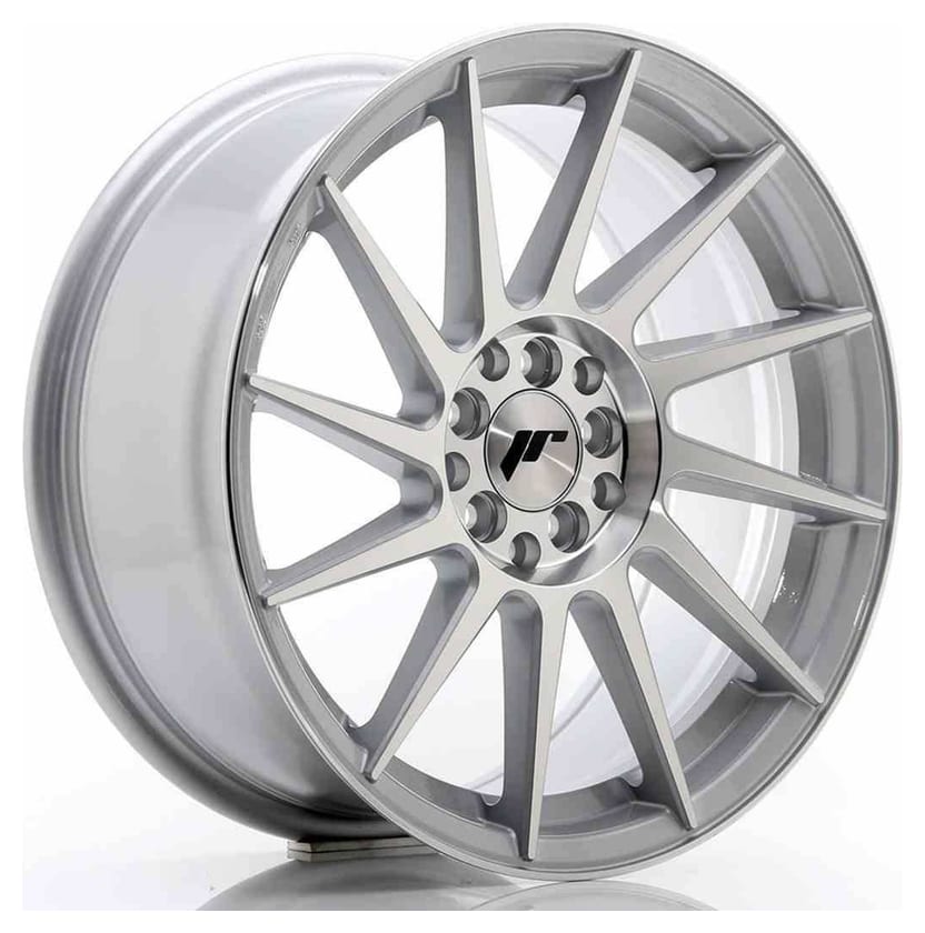 JR Wheels JR22 18x7,5 ET40 5x112/114 Silver Machined Face