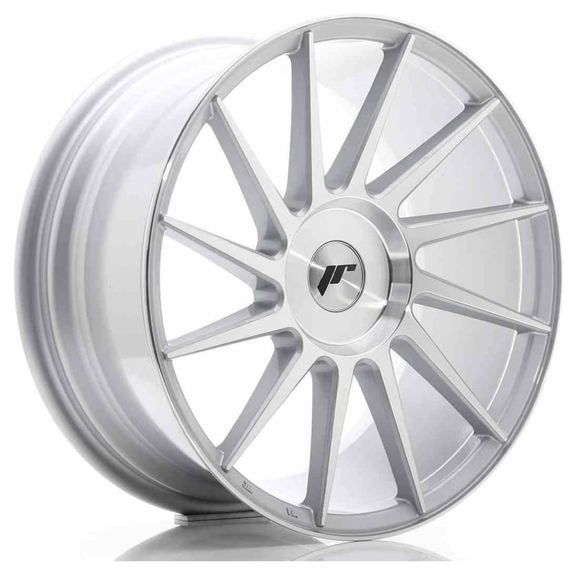 JR Wheels JR22 18x8,5 ET20-40 BLANK Silver Machined Face
