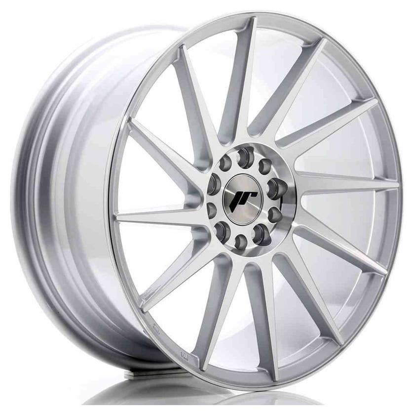 JR Wheels JR22 18x8,5 ET40 5x112/114 Silver Machined Face