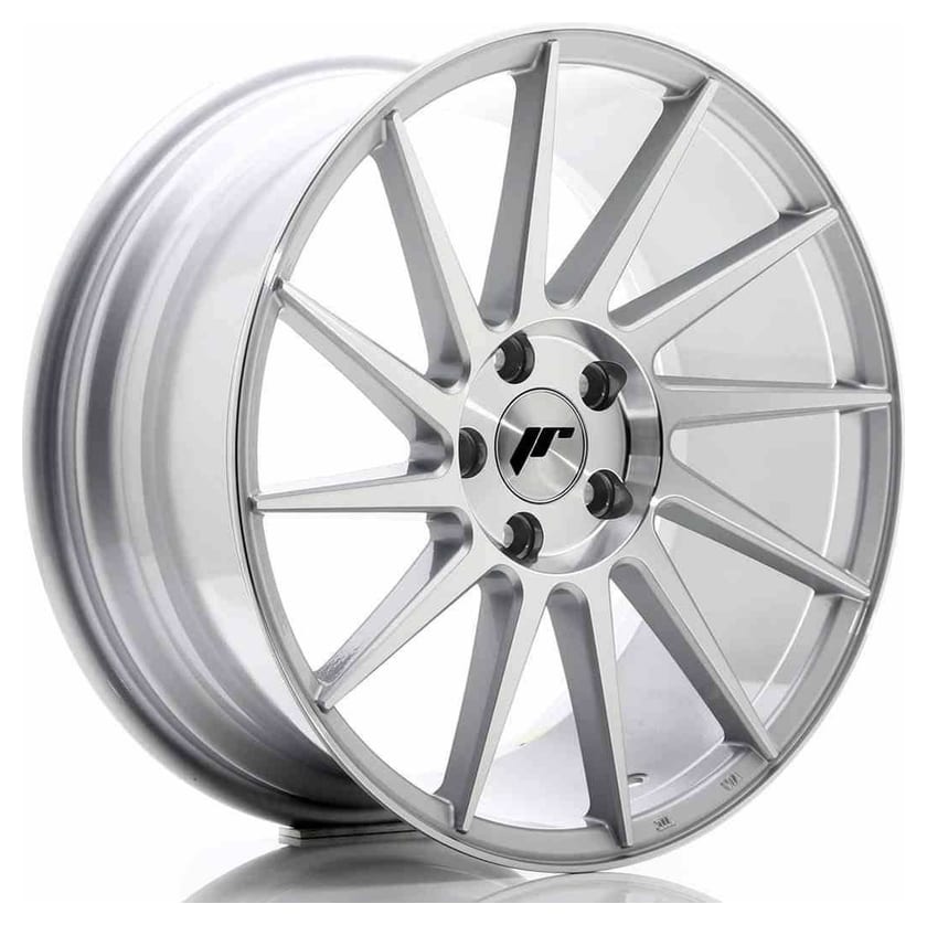 JR Wheels JR22 18x8,5 ET40 5x112 Silver Machined Face