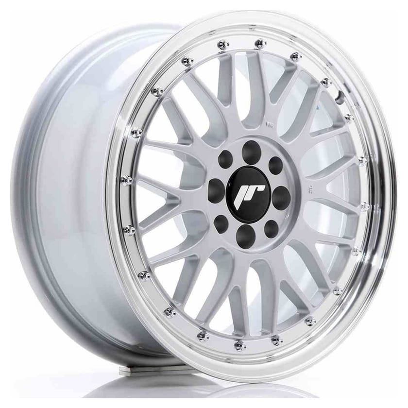 JR Wheels JR23 16x7 ET40 4x100/114,3 Hyper Silver w/Machined Lip