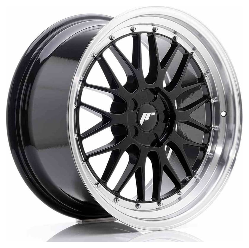 JR Wheels JR23 19x9,5 ET20-48 5H BLANK Gloss Black w/Machined Lip
