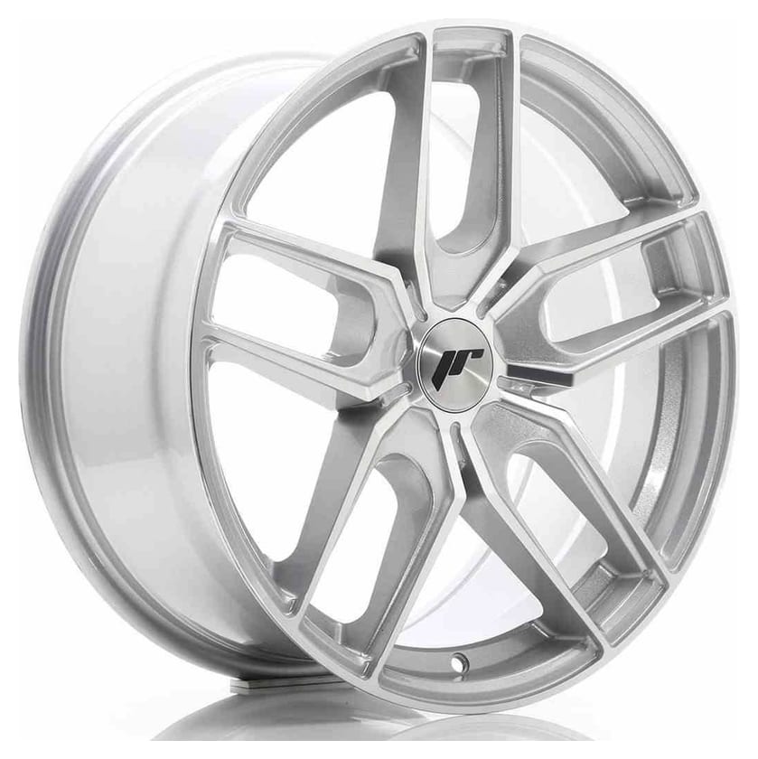 JR Wheels JR25 18x8,5 ET20-40 5H BLANK Silver Machined Face